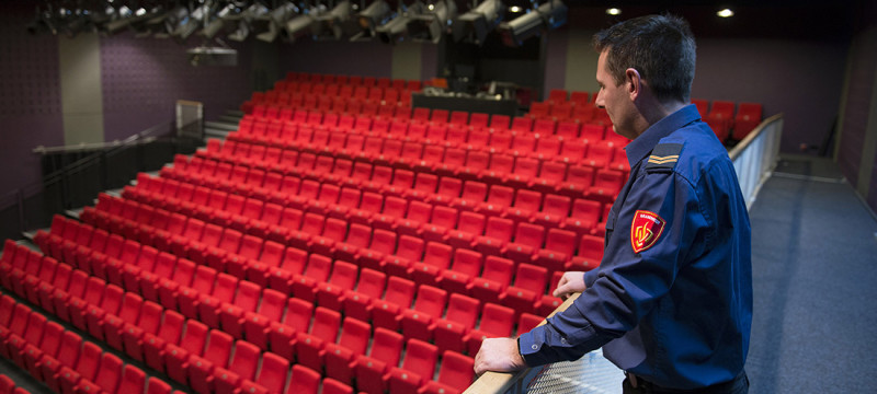 Brandwachter in Amsterdam